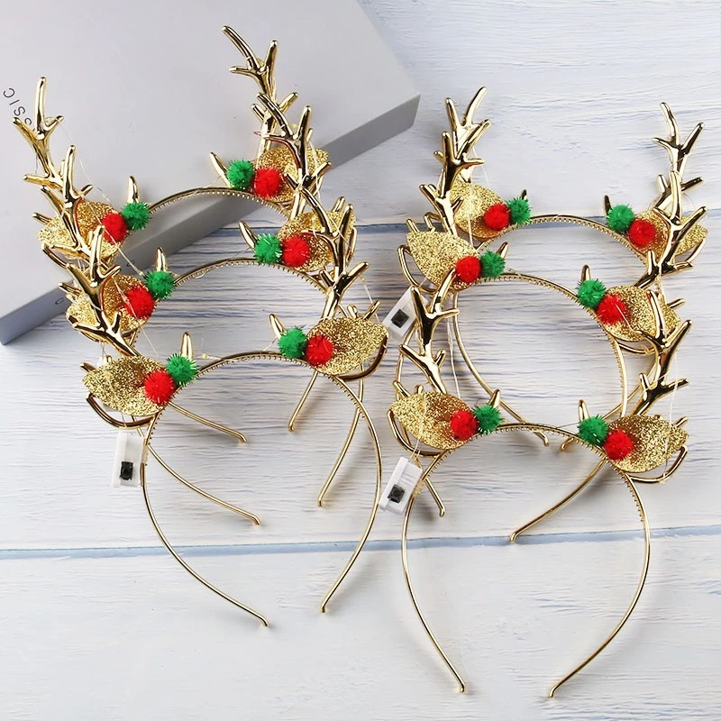 20 قطعة من عصابات الرأس المضيئ - مراجعة Reindeer Antlers Headband وسعره