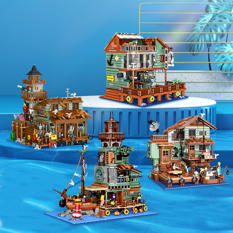 مكعبات بناء مصغرة لمشهد مدينة  - مراجعة Lego Set City وسعره