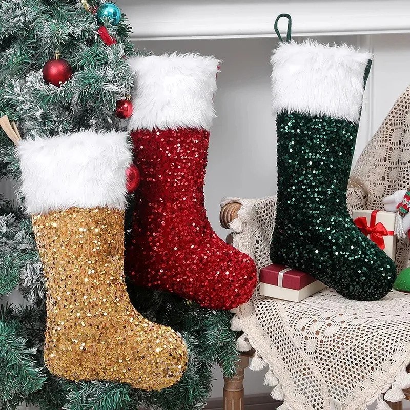 جوارب عيد الميلاد القابلة للطب - مراجعة Christmas Stocking Hanging وسعره
