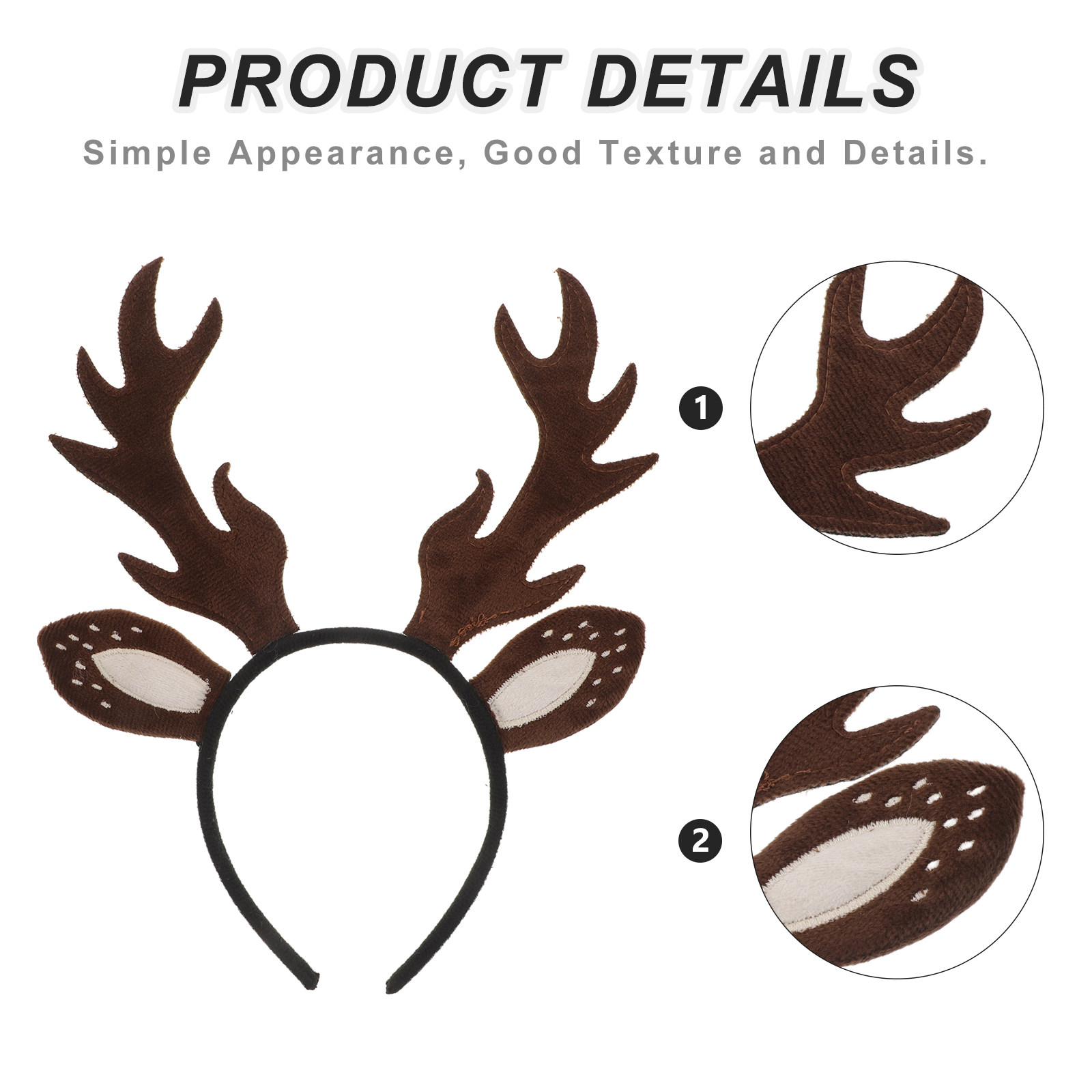 عصابة رأس بقرون الرنة، عصابة ر - مراجعة Reindeer Antlers Headband وسعره