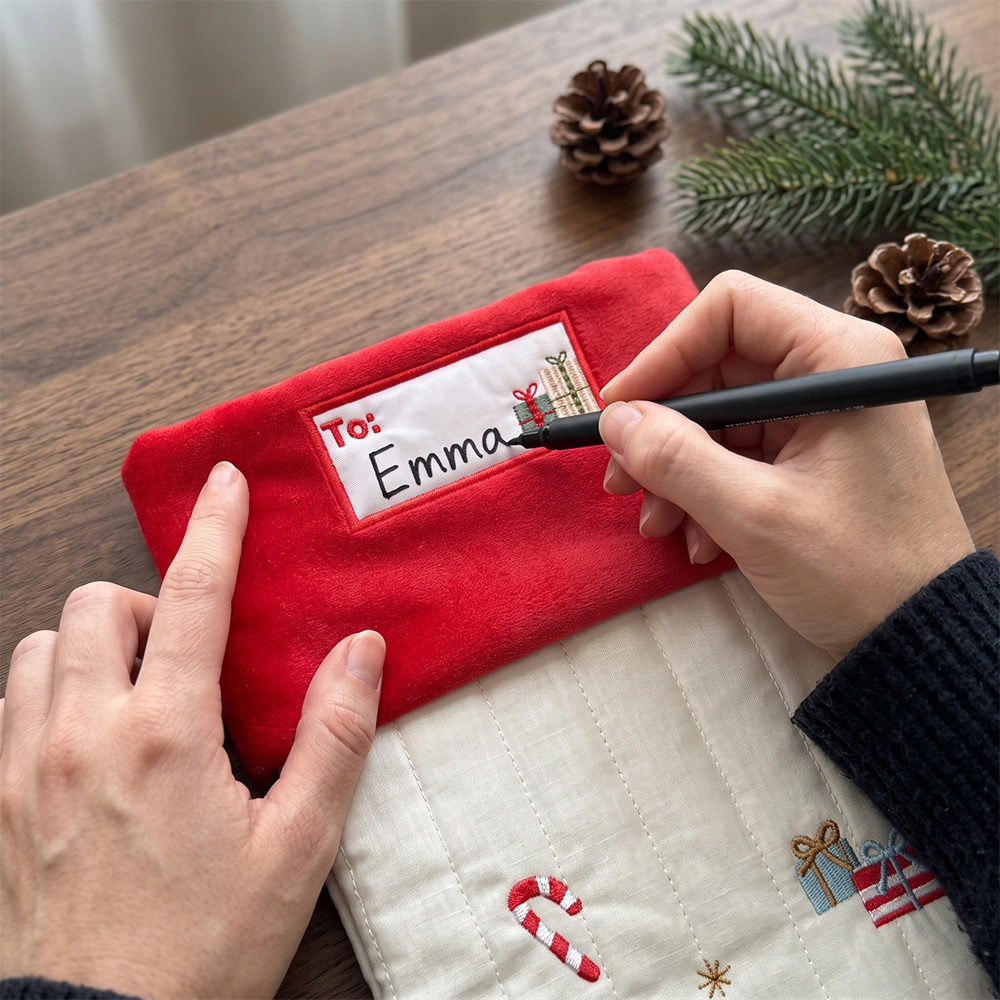 جورب عيد الميلاد المخصص بتصميم - مراجعة Christmas Stocking Hanging وسعره