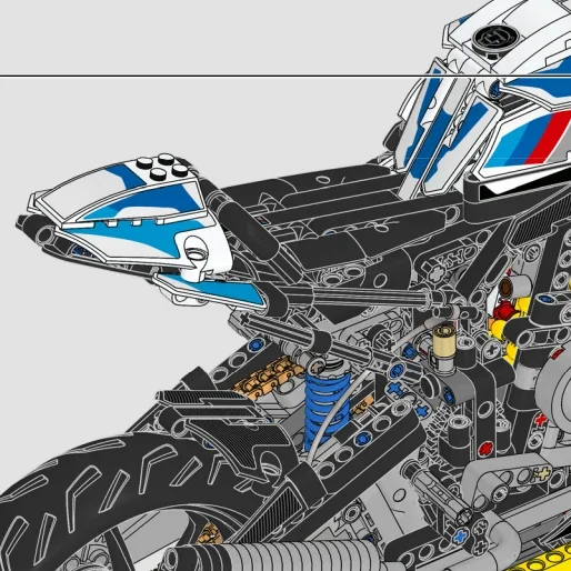 مجموعة مكعبات بناء نموذج دراجة - مراجعة Lego Set Technic وسعره