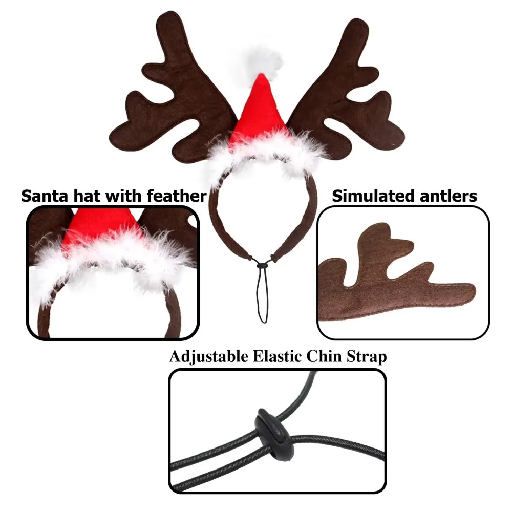 طوق رأس على شكل قرون الرنة لعي - مراجعة Reindeer Antlers Headband وسعره